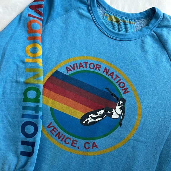 Aviator Nation Logo Crew - Picture 1 of 4